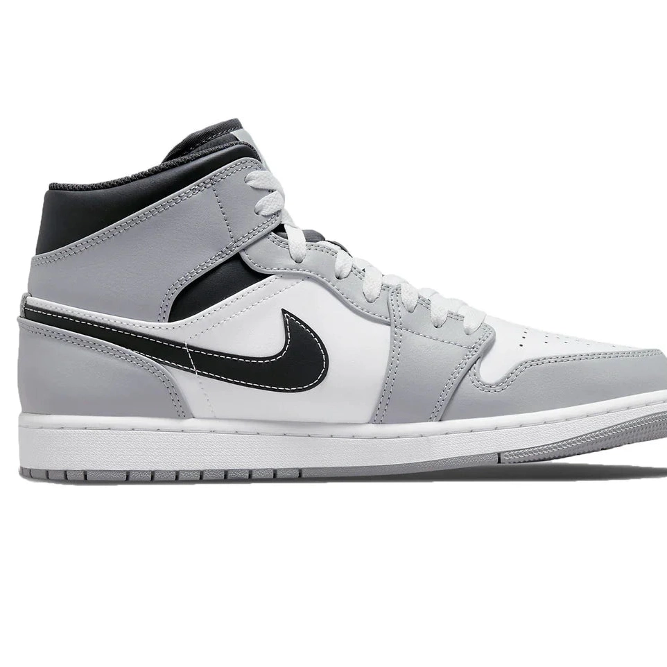 Anthracite Jordan Mid Light Grey Air 1 Smoke 0715